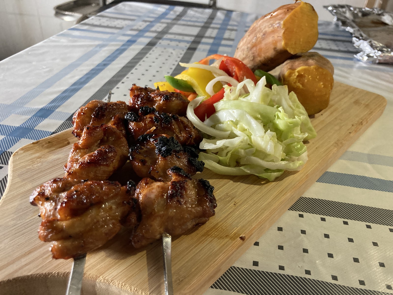 Chicken Tocino – Filipino Style Skewers for the Grill