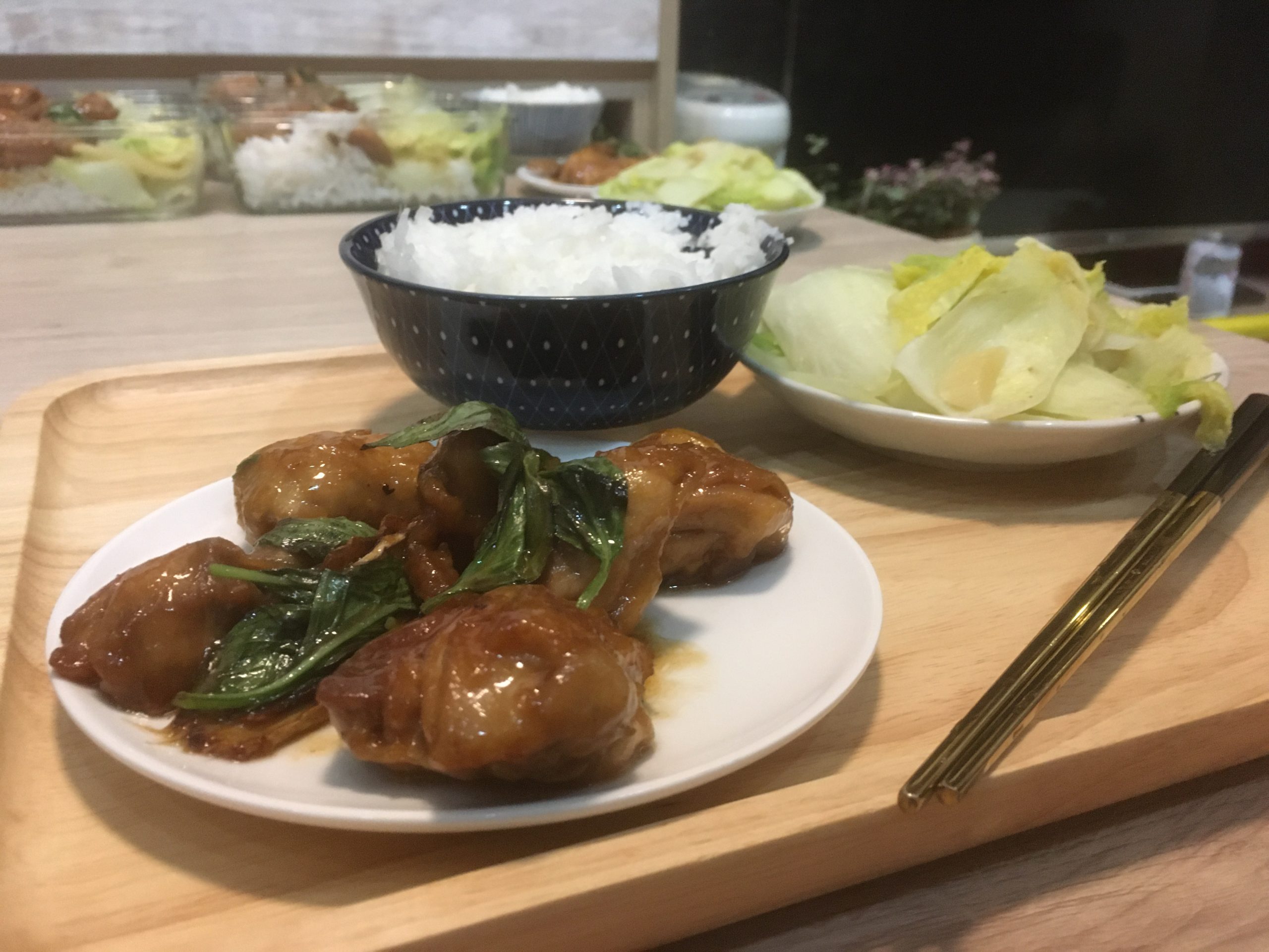Three Cup Chicken – A Taiwanese recipe with Thai Basil