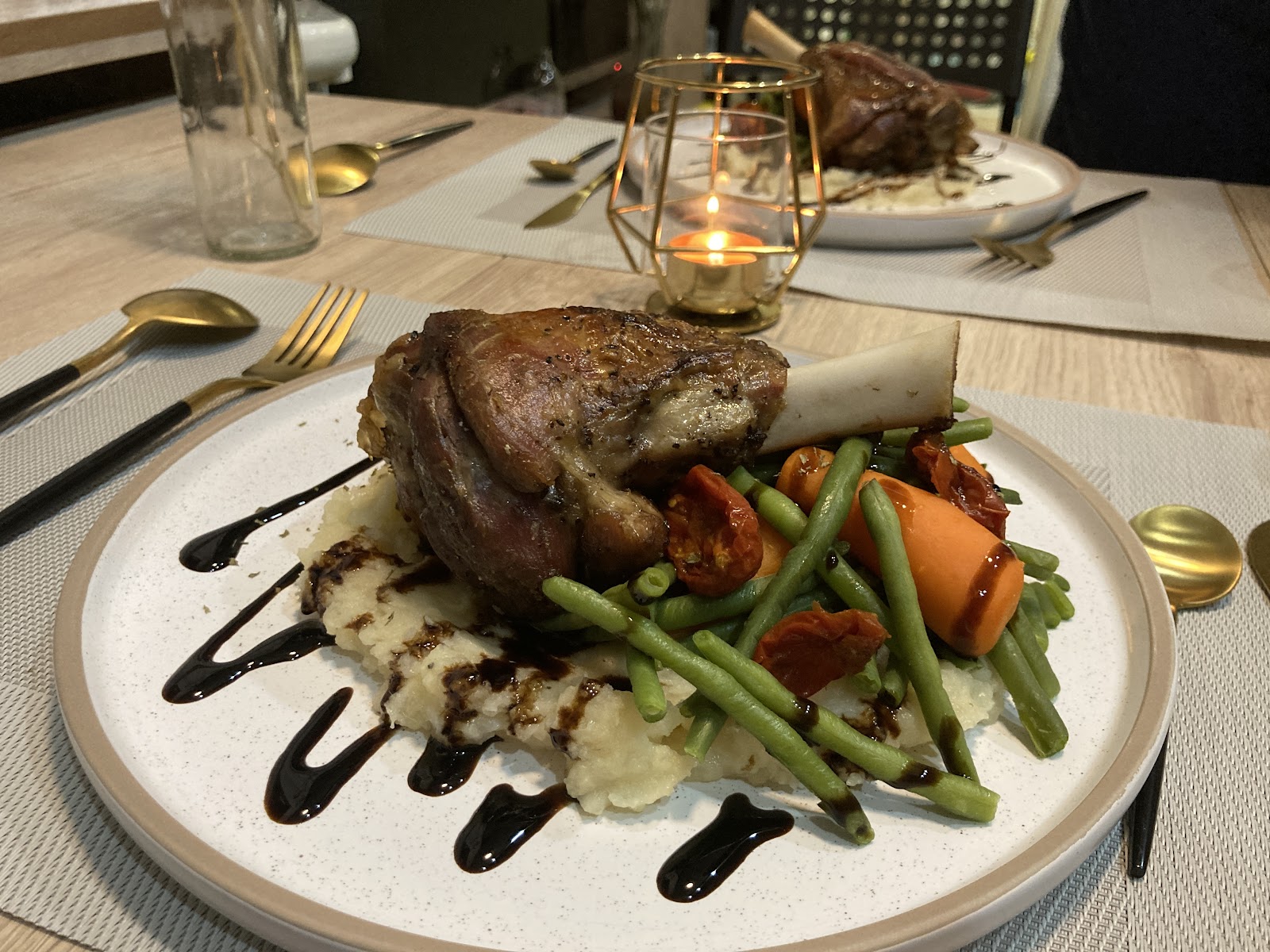 Slow roasted Lamb Shanks – a deceptively easy fancy dinner