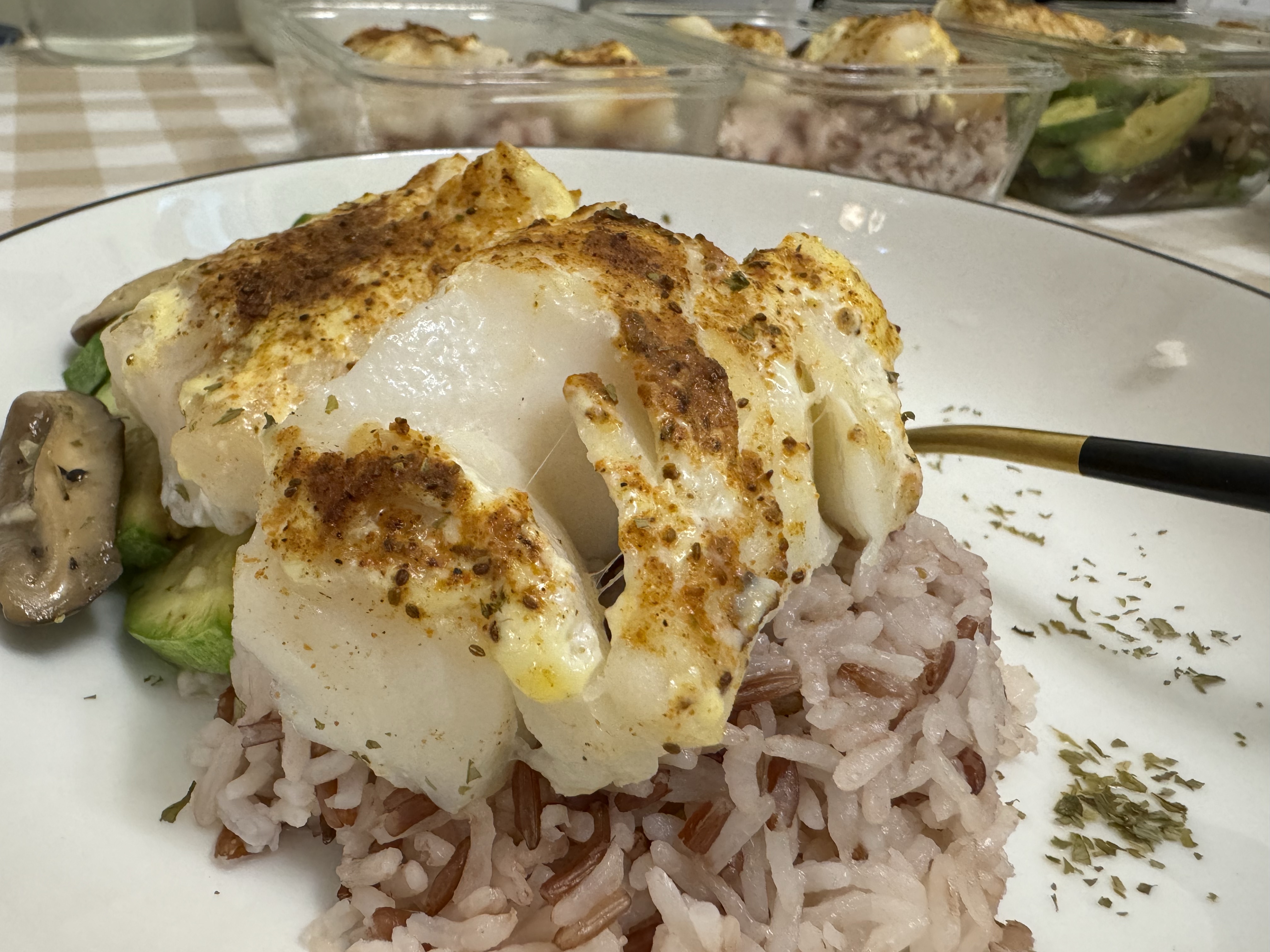 Baked Cod with Mayo and Old Bay Crust