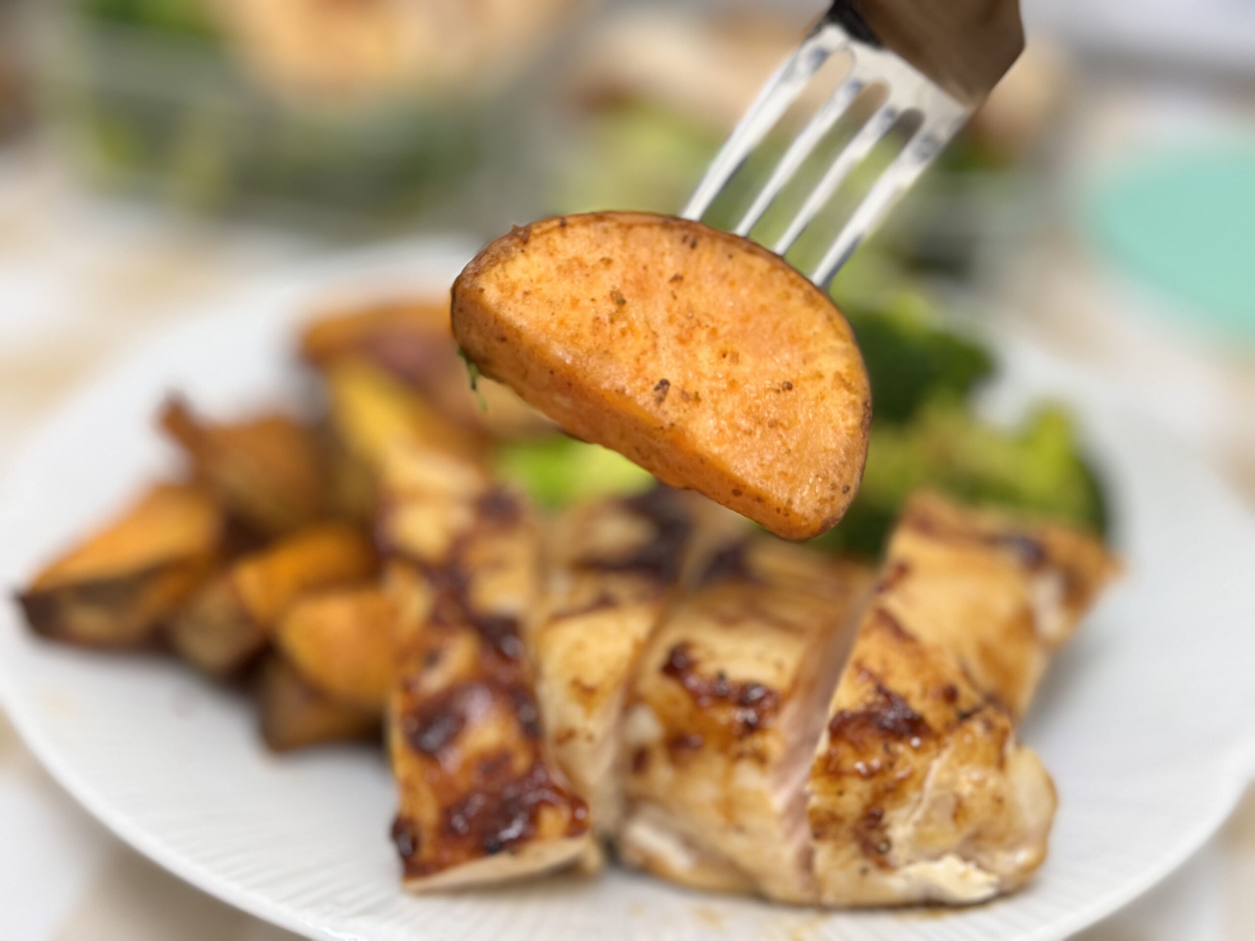 Old Bay Roasted Sweet Potatoes for Meal Prep