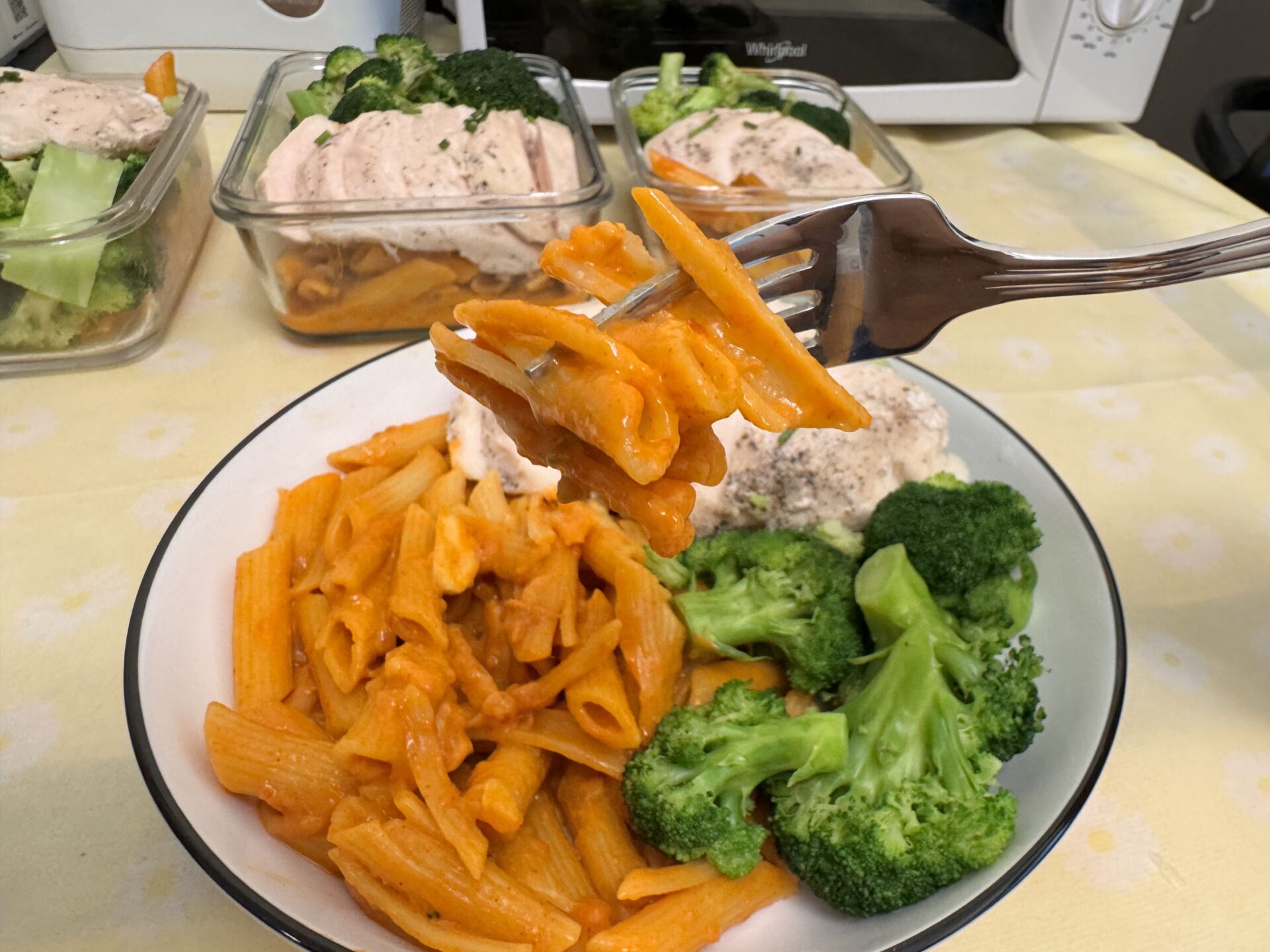 Fusion Pasta Sauce – Gochujang Kimchi Cream Penne